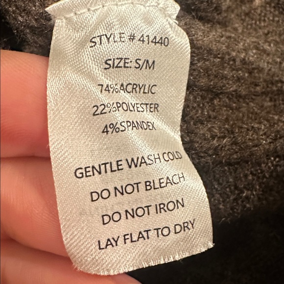 Neuflora Ribbed Knit Sweater | Relaxed Fit | Brown | Size S/M | EUC - Picture 8 of 8